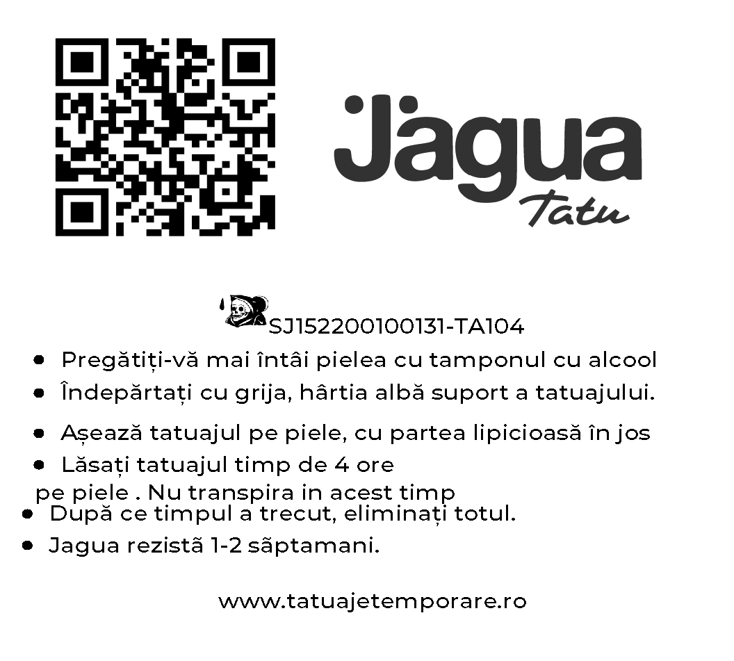 VERSO Tatuaj Jagua tatuaj real pentru 2 saptamani - Jagua tatuaje temporare PENTRU life_blocker