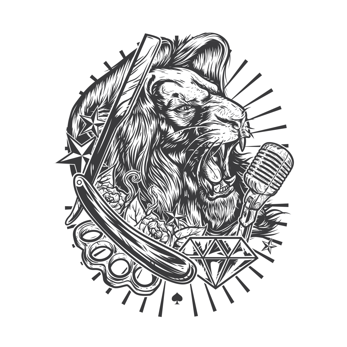 Leul The Rock King tatuaj jagua real - 🅹🅰🅶🆄🅰 🆃🅰🆃🆄