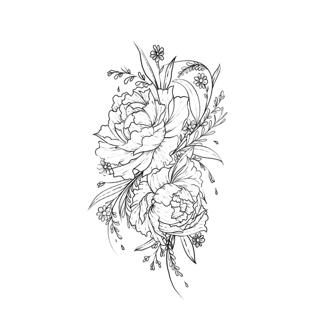 Rose Swirl Pardon Tatu - 🅹🅰🅶🆄🅰 🆃🅰🆃🆄