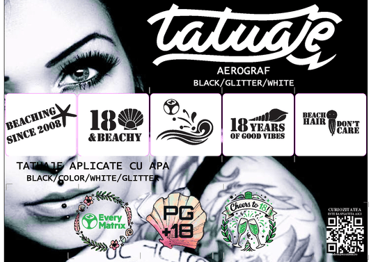 Hello Olimp, Noi suntem Laura si Alex de la tatuajetemporare.ro 4 ore multidisciplinari in aplicat tatuaje temporare personalizate pentru decorat corpul cu stil - 🅹🅰🅶🆄🅰 🆃🅰🆃🆄