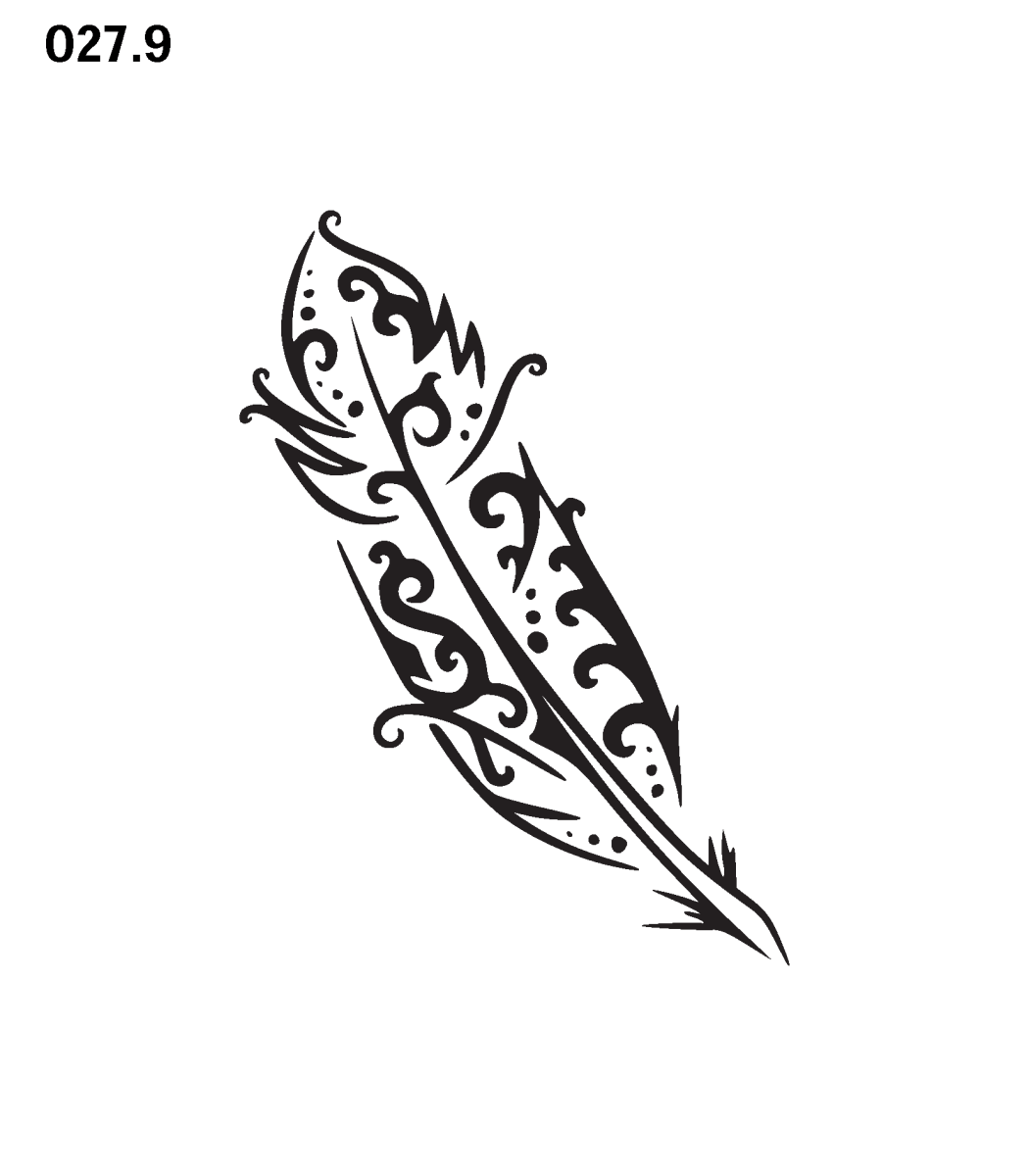 7027 Vãzduh Tatu, Sablon Silicon, Aerograf Henna - 🅹🅰🅶🆄🅰 🆃🅰🆃🆄
