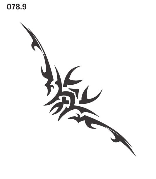 7078 Vãzduh Tatu, Sablon Silicon, Aerograf Henna - 🅹🅰🅶🆄🅰 🆃🅰🆃🆄