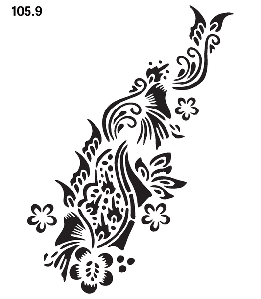 7105 Vãzduh Tatu, Sablon Silicon, Aerograf Henna - 🅹🅰🅶🆄🅰 🆃🅰🆃🆄