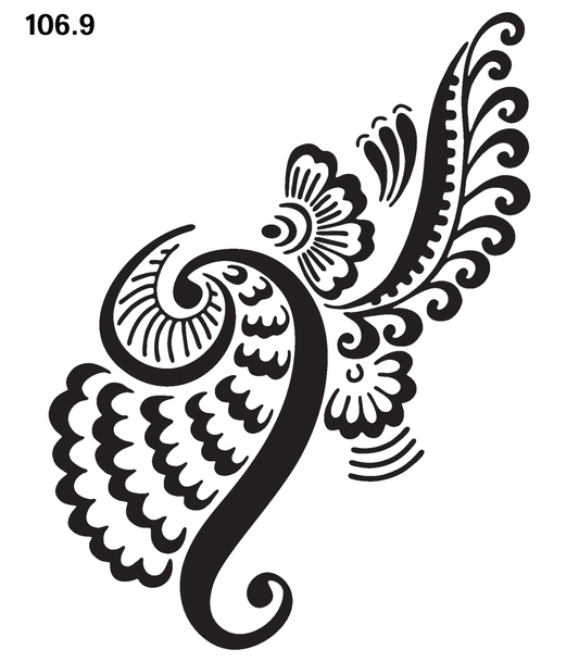 7106 Vãzduh Tatu, Sablon Silicon, Aerograf Henna - 🅹🅰🅶🆄🅰 🆃🅰🆃🆄