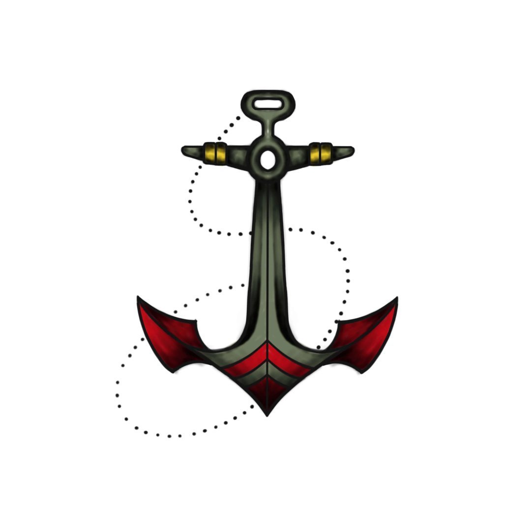 Anchor Plumb Pardon Tatu - 🅹🅰🅶🆄🅰 🆃🅰🆃🆄
