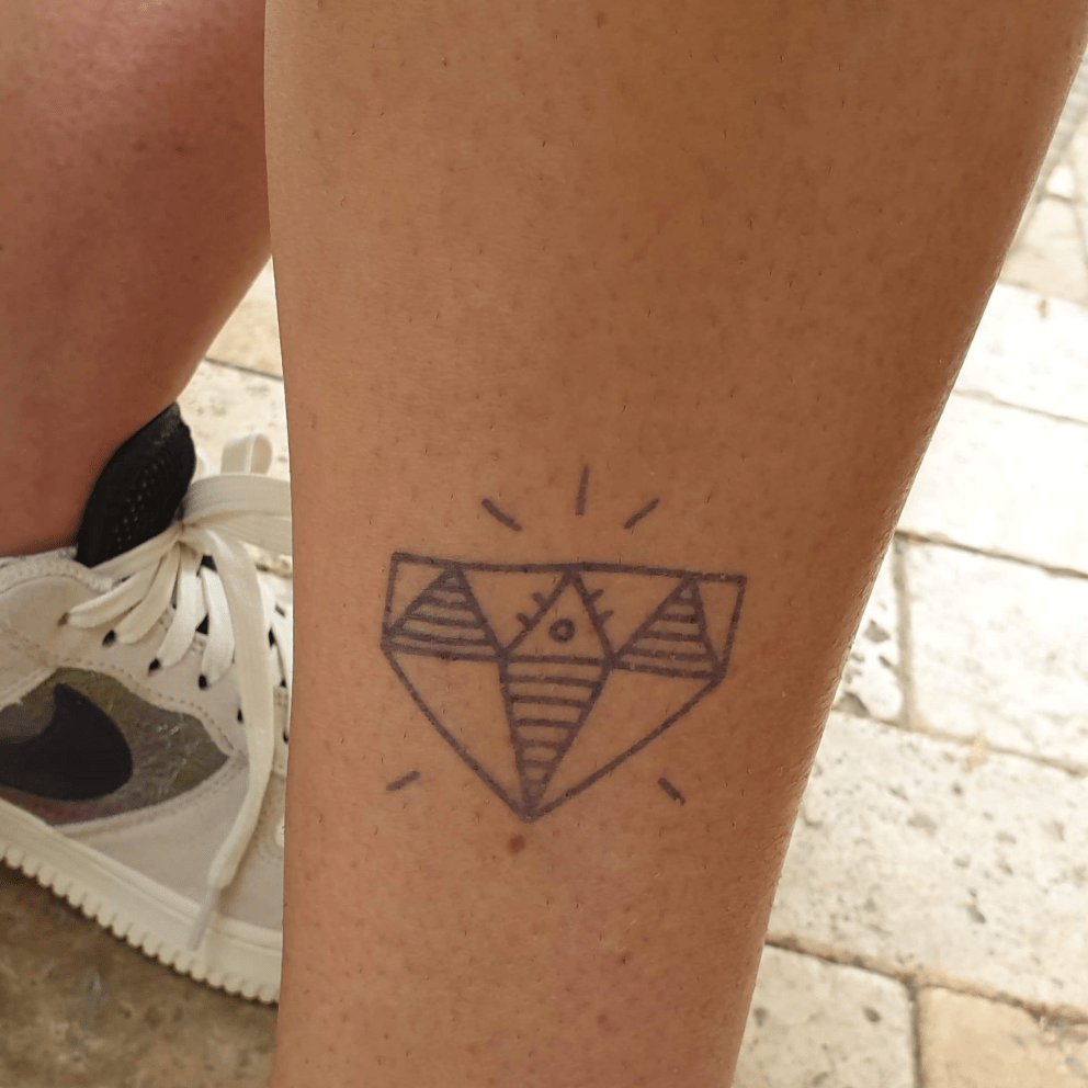 Diamant partial color tatuaj jagua real - 🅹🅰🅶🆄🅰 🆃🅰🆃🆄