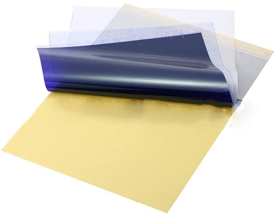 Foi Transfer Sablon Tatuaj, Spirit Classic Thermal , Set 10, Foaie de transfer Spirit Hectograf pentru a crea sabloane manual pentru tatuaje temporare Jagua Gel Dimensiunea foaie transfer 21,5 x 28cm - 🅹🅰🅶🆄🅰 🆃🅰🆃🆄