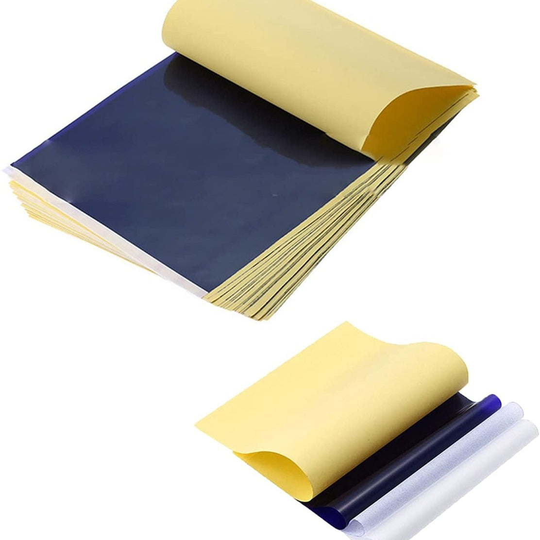 Foi Transfer Sablon Tatuaj, Spirit Classic Thermal , Set 10, Foaie de transfer Spirit Hectograf pentru a crea sabloane manual pentru tatuaje temporare Jagua Gel Dimensiunea foaie transfer 21,5 x 28cm - 🅹🅰🅶🆄🅰 🆃🅰🆃🆄