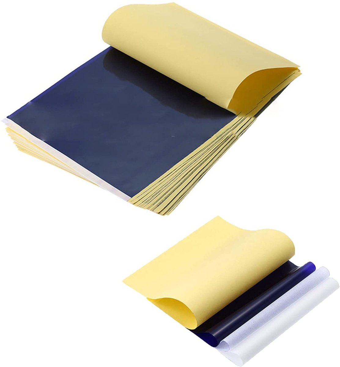 Foi Transfer Sablon Tatuaj, Spirit Classic Thermal , Set 10, Foaie de transfer Spirit Hectograf pentru a crea sabloane manual pentru tatuaje temporare Jagua Gel Dimensiunea foaie transfer 21,5 x 28cm - 🅹🅰🅶🆄🅰 🆃🅰🆃🆄