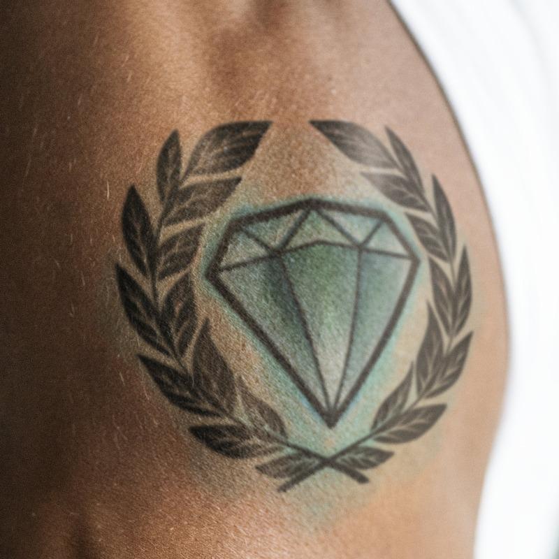 Emblemă - tatuaj temporar de lipit cu apa Pardon Tatu