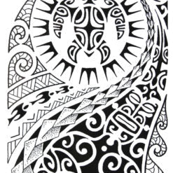 Maori tatuaj jagua real - 🅹🅰🅶🆄🅰 🆃🅰🆃🆄