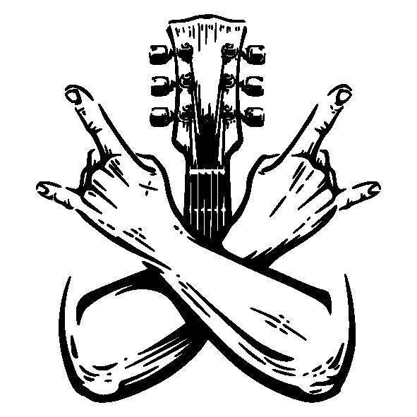 Rock Chitara tatuaj jagua real - 🅹🅰🅶🆄🅰 🆃🅰🆃🆄