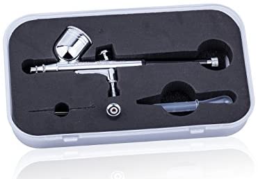 Set de aerograf Vazduh FD - 18 - 2K complet cu compresor, pistol pentru aerograf și accesorii pentru aerograf. Set de start profesional. - 🅹🅰🅶🆄🅰 🆃🅰🆃🆄