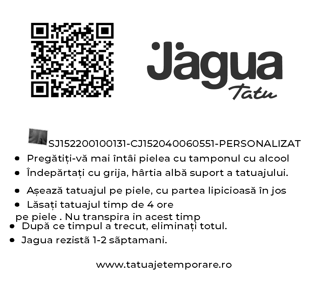 Tatuaj Jagua personalizat tatuaj jagua real - 🅹🅰🅶🆄🅰 🆃🅰🆃🆄