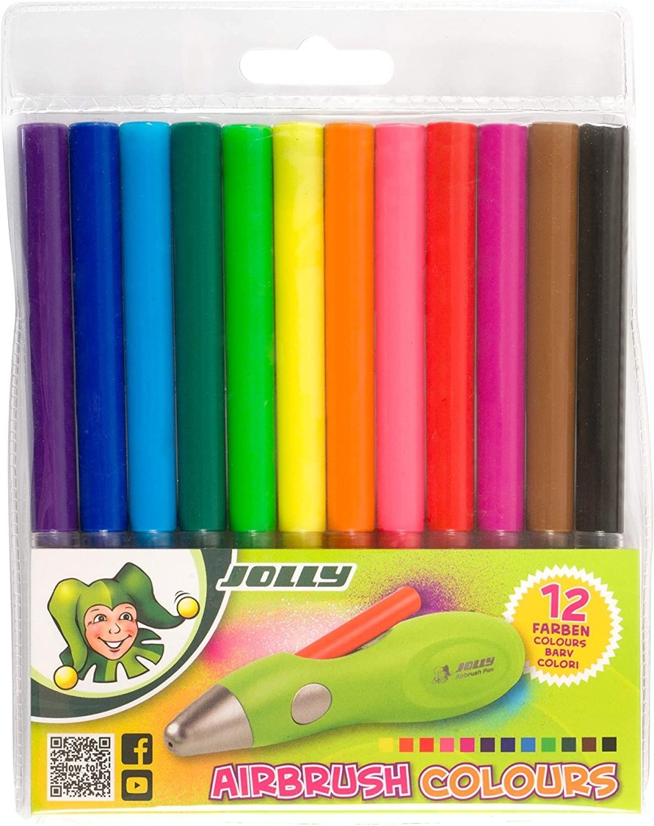VazDuh Airbrush Fun, spray culori pentru copii, non - toxice - 🅹🅰🅶🆄🅰 🆃🅰🆃🆄