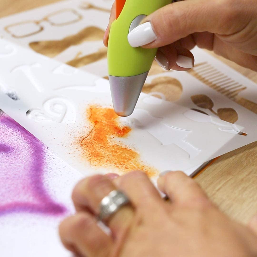 VazDuh Airbrush Fun, spray culori pentru copii, non - toxice - 🅹🅰🅶🆄🅰 🆃🅰🆃🆄